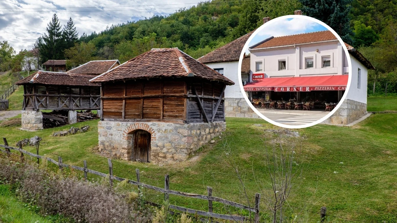 Restauracja w której Polacy nie zapłacą. Na zdjęciu: domki we wsi w pobliżu Valjevo Restauracja w której Polacy nie zapłacą. Na zdjęciu: domki we wsi w pobliżu Valjevo