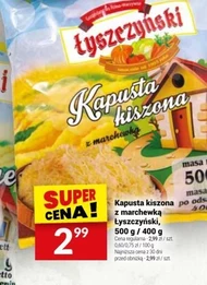 Kapusta kiszona Łyszczyński