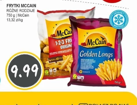 McCain Golden Longs Frytki ekstra długie 750 g