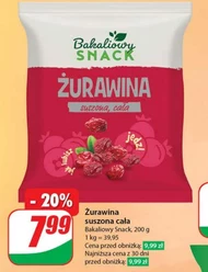 Żurawina suszona Bakaliowy Snack