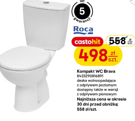 Kompakt wc Roca