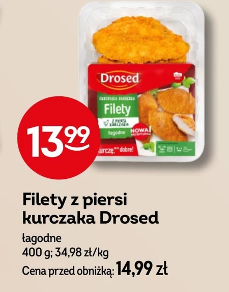 Drosed Filety z piersi kurczaka łagodne 400 g