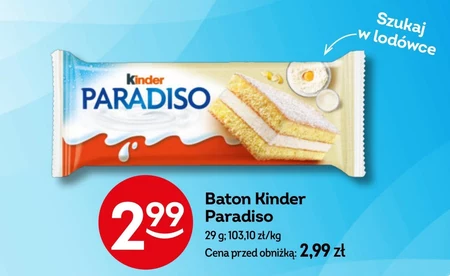 Kinder Paradiso Biszkopt z mlecznym nadzieniem o smaku cytrynowym 29 g
