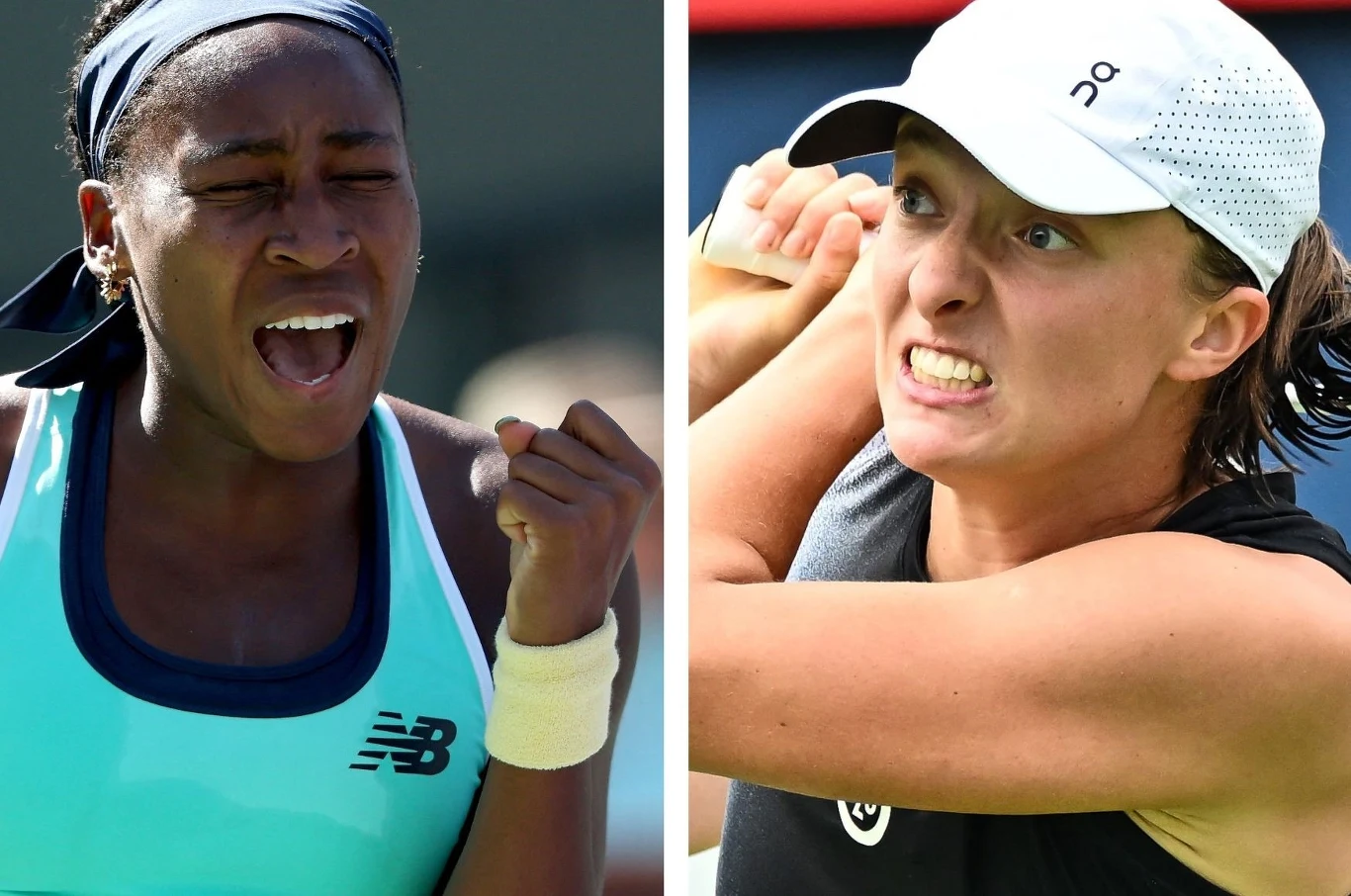 Coco Gauff i Iga Świątek