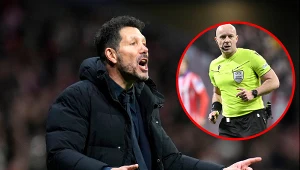 Diego Simeone i Szymon Marciniak