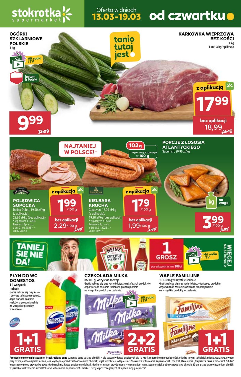 Gazetka promocyjna Stokrotka Supermarket - ważna od 13. 03. 2025 do 19. 03. 2025