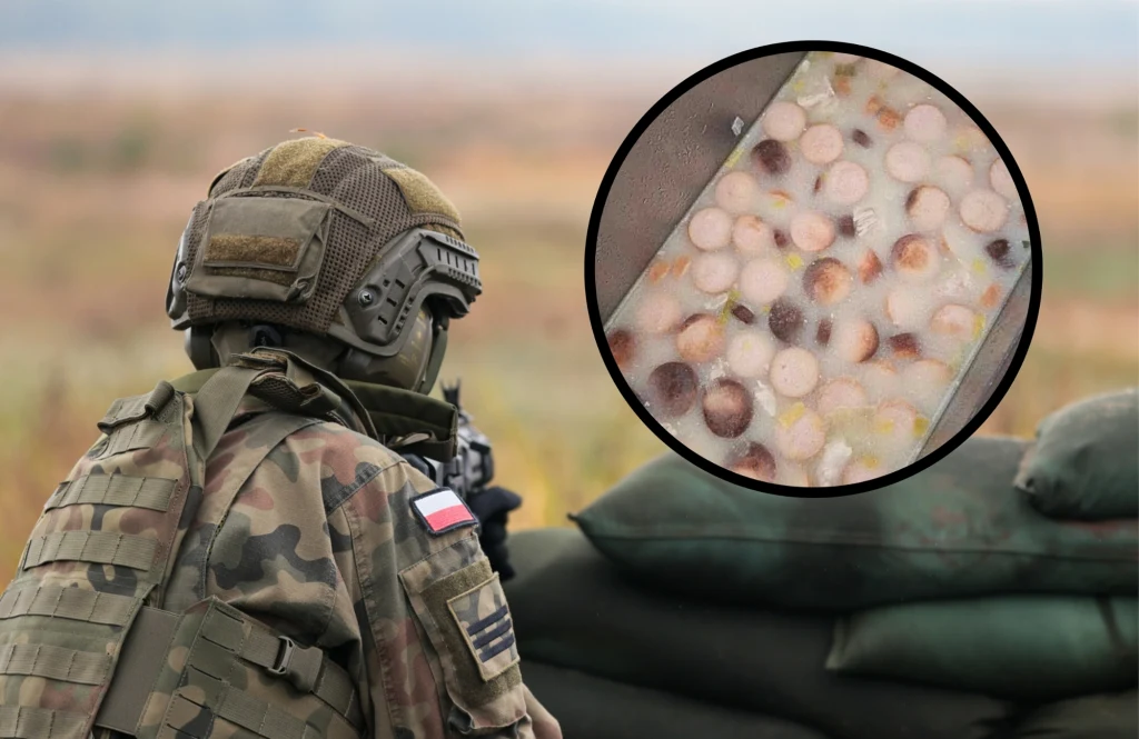 "Zupa parówkowa" hitem wojskowego menu