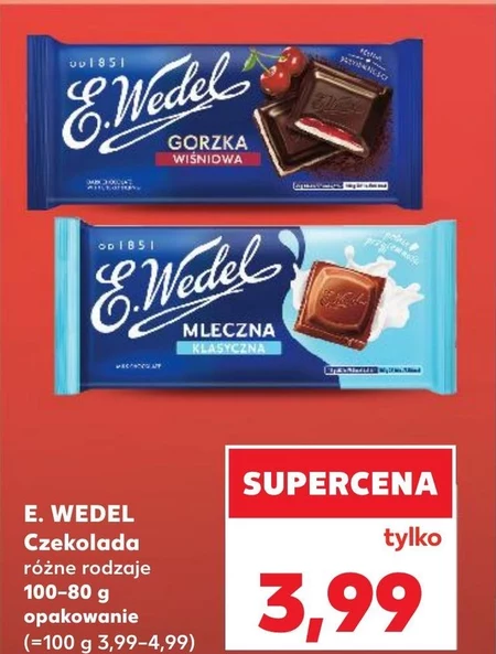 E. Wedel Czekolada gorzka kokosowa 100 g