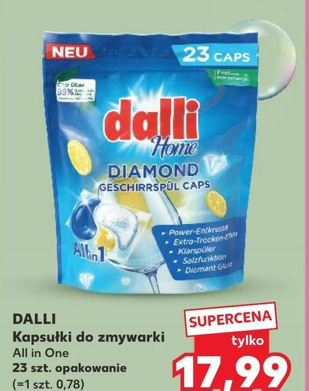 Kapsułki do zmywarki Dalli