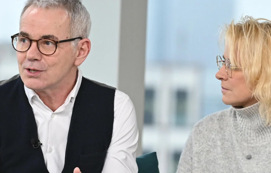 Robert Janowski z żoną