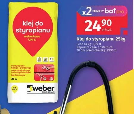 Klej do styropianu Weber