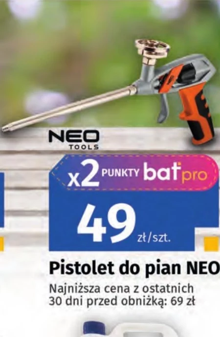 Pistolet do pianki montażowej Neo Tools