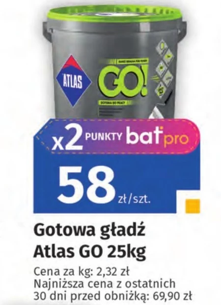 Gładź gipsowa Atlas