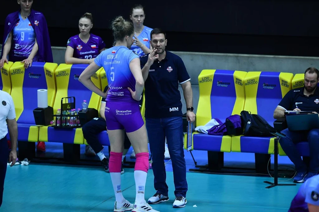 Trener DevelopResu Rzeszów Michal Masek w rozmowie z Agnieszką Korneluk