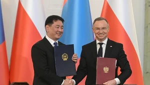 Prezydent RP Andrzej Duda oraz prezydent Mongolii Khurelsukh Ukhnaa chcą rozwijać polsko-mongolską współpracę gospodarczą