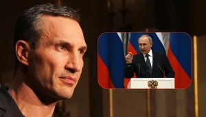 Napięta mimika twarzy i rysujące się zatrwożenie... Władimir Kliczko z przerażeniem słuchał świadectwa dwójki chłopców o tym, co zgotował ich rodzinie brutalny reżim Władimira Putina