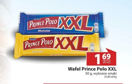Prince Polo XXL Kruchy wafelek z kremem smak orzechowy 50 g