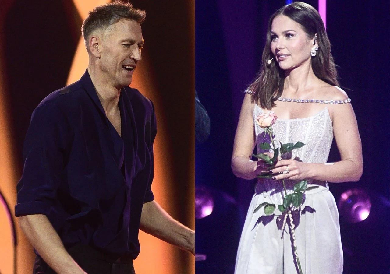 "Taniec z gwiazdami": Cezary Trybański i Paulina Sykut-Jeżyna "Taniec z gwiazdami": Cezary Trybański i Paulina Sykut-Jeżyna