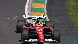 Lewis Hamilton w bolidzie Ferrari