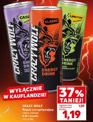 Napój energetyczny Crazy Wolf