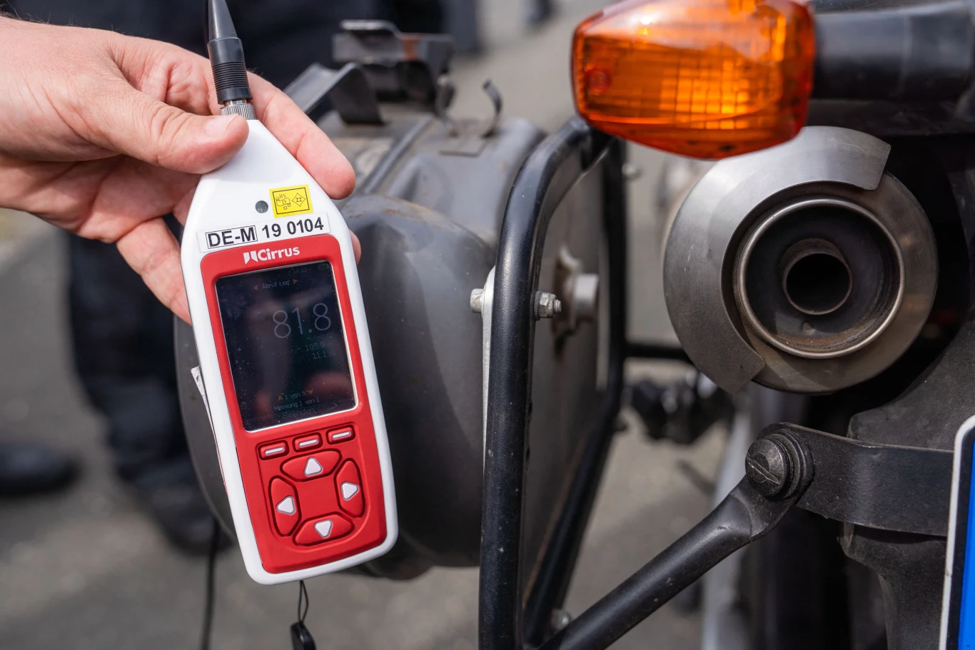 Pomiar głośności wydechów motocykli w Gdyni stanie się codziennością. Pomiar głośności wydechów motocykli w Gdyni stanie się codziennością.