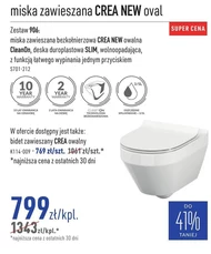 Miska wisząca wc Crea