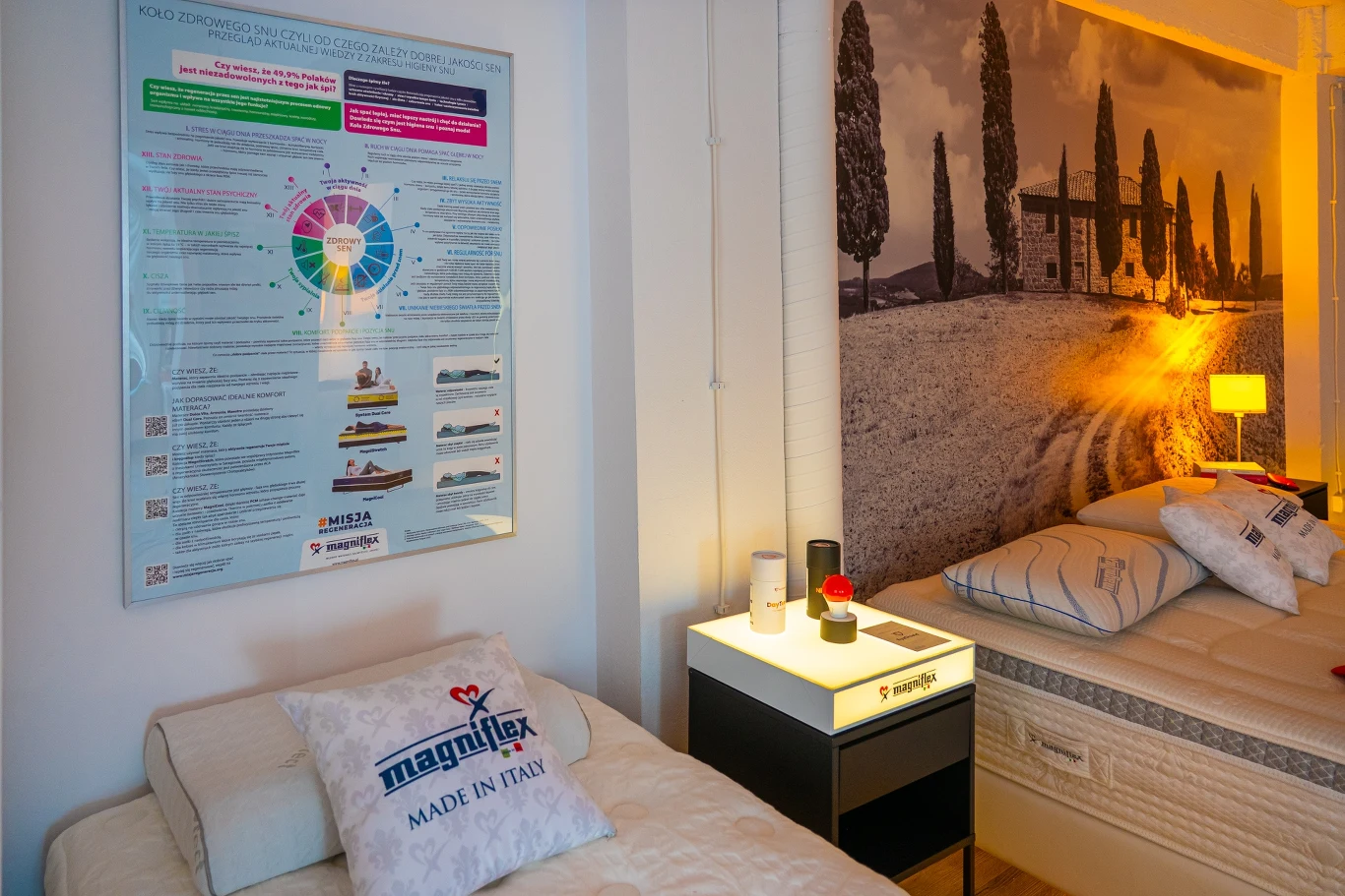 Marka Magniflex prowadzi w Polsce na szeroką skalę edukacyjne działania społeczne w zakresie regeneracyjnej roli snu