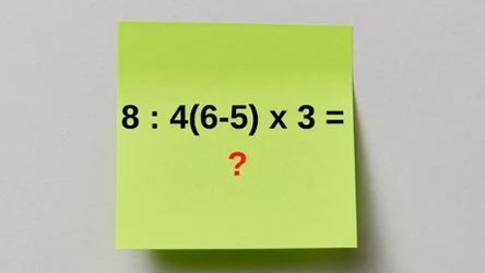 Czy uda ci się podać właściwy wynik? Zadanie na sprawny mózg