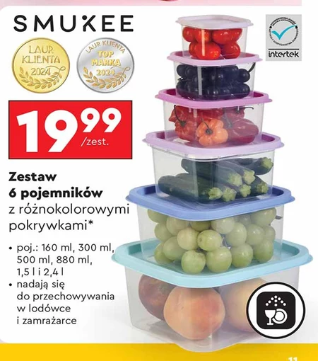 Zestaw pojemników Smukee