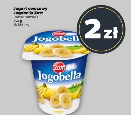 Jogurt owocowy Jogobella