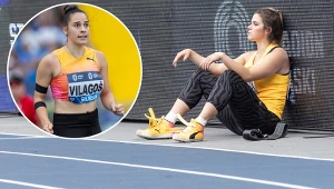 Adriana Vilagos  (w kółku) rzuciła w Nikozji 66.88 m. To najlepszy rezultat od blisko czterech lat i wyników Marii Andrejczyk i Christin Hussong