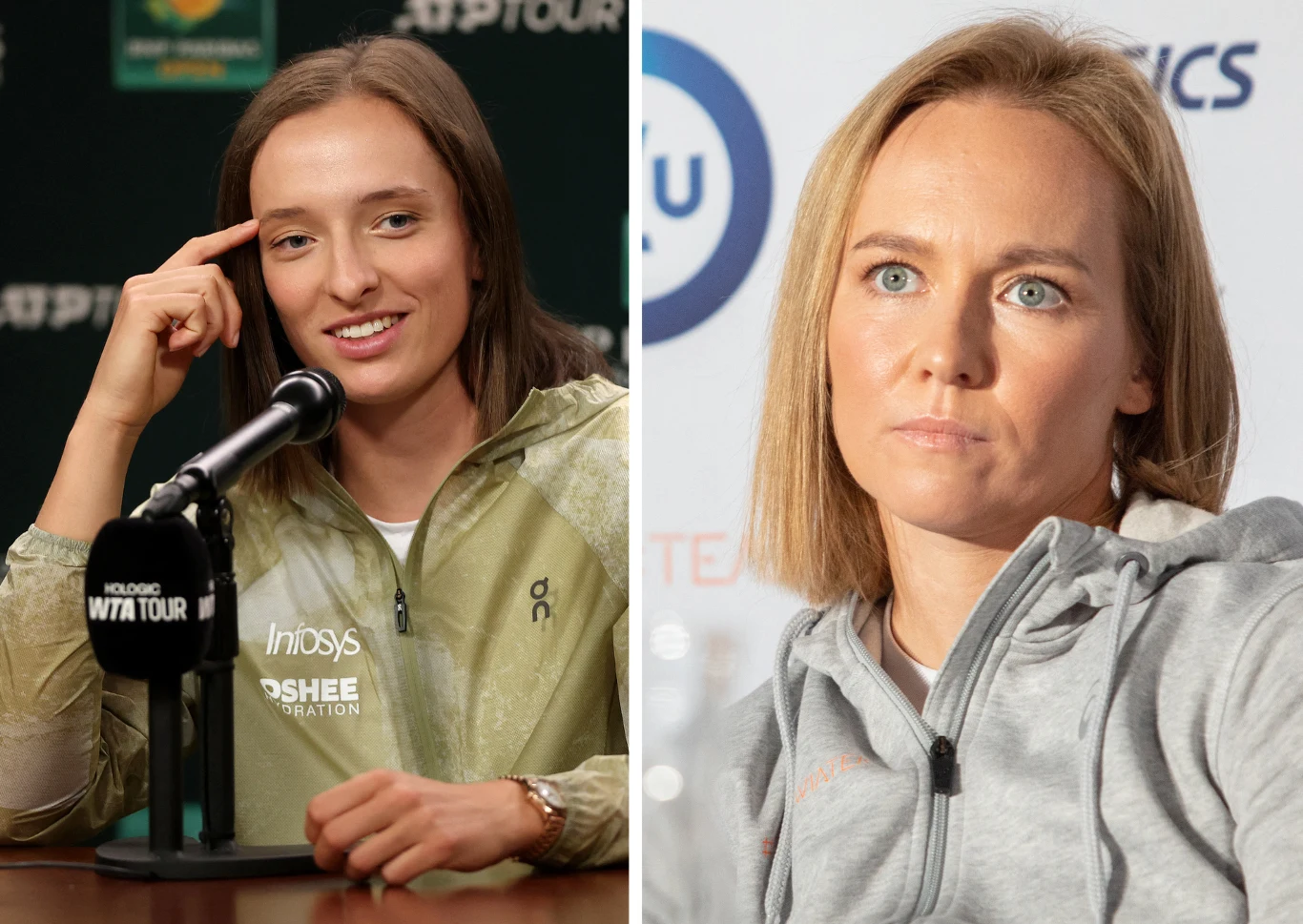 Iga Świątek i Daria Abramowicz