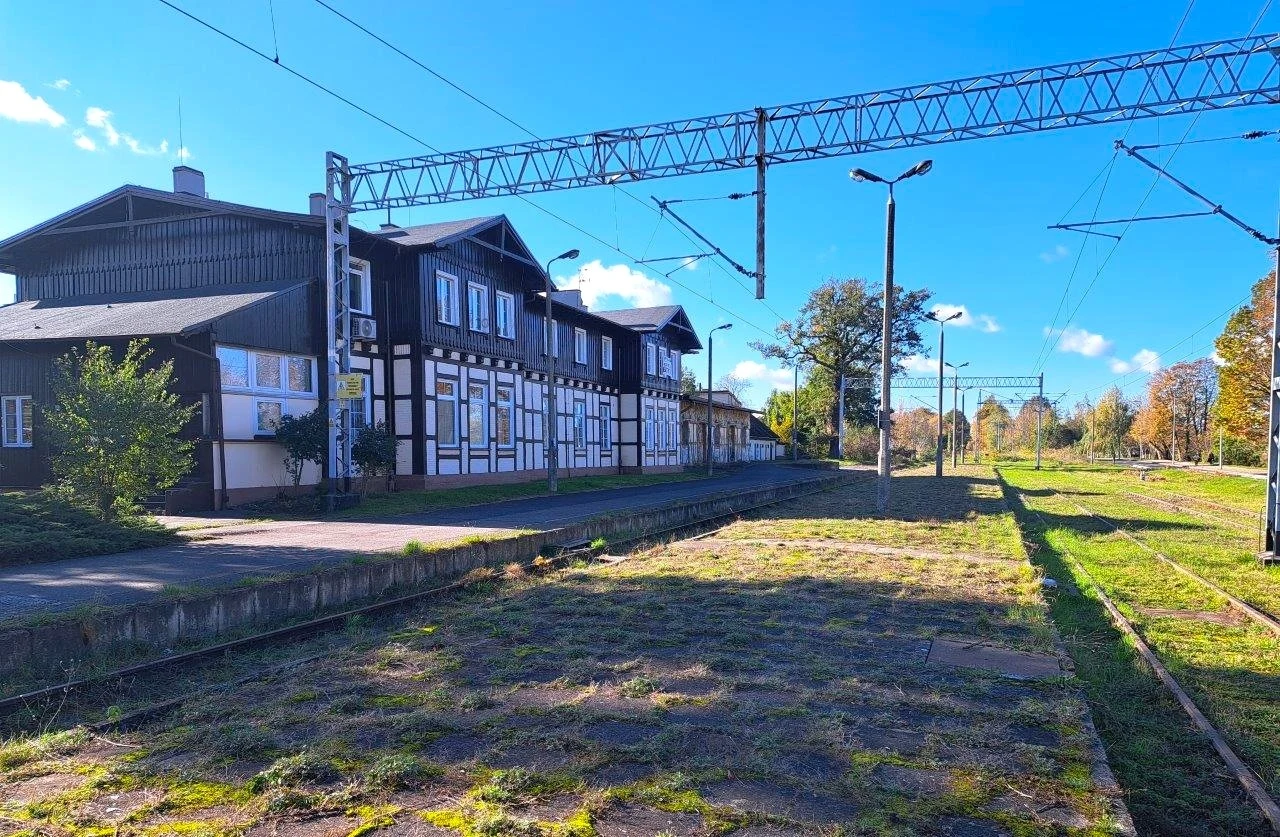 Nieużytkowana obecnie stacja Ciechocinek