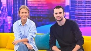 Olga Frycz i Albert Kosiński w programie "halo tu polsat"