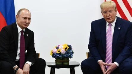 Donald Trump i Władimir Putin na szczycie G20 w 2019 roku (zdj. ilustracyjne)