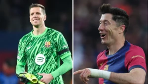 Wojciech Szczęsny i Robert Lewandowski