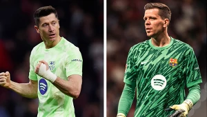 Robert Lewandowski i Wojciech Szczęsny