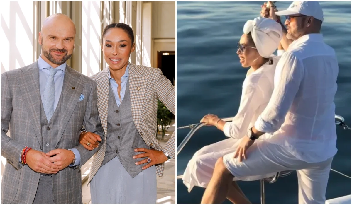 Omenaa Mensah i Rafał Brzoska, fot. https://www.instagram.com/omenaamensah/ Omenaa Mensah i Rafał Brzoska, fot. https://www.instagram.com/omenaamensah/