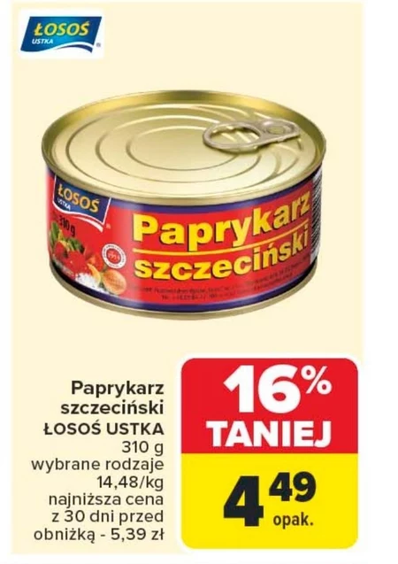 Łosoś Ustka Paprykarz szczeciński 310 g