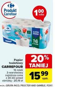 Papier toaletowy Carrefour