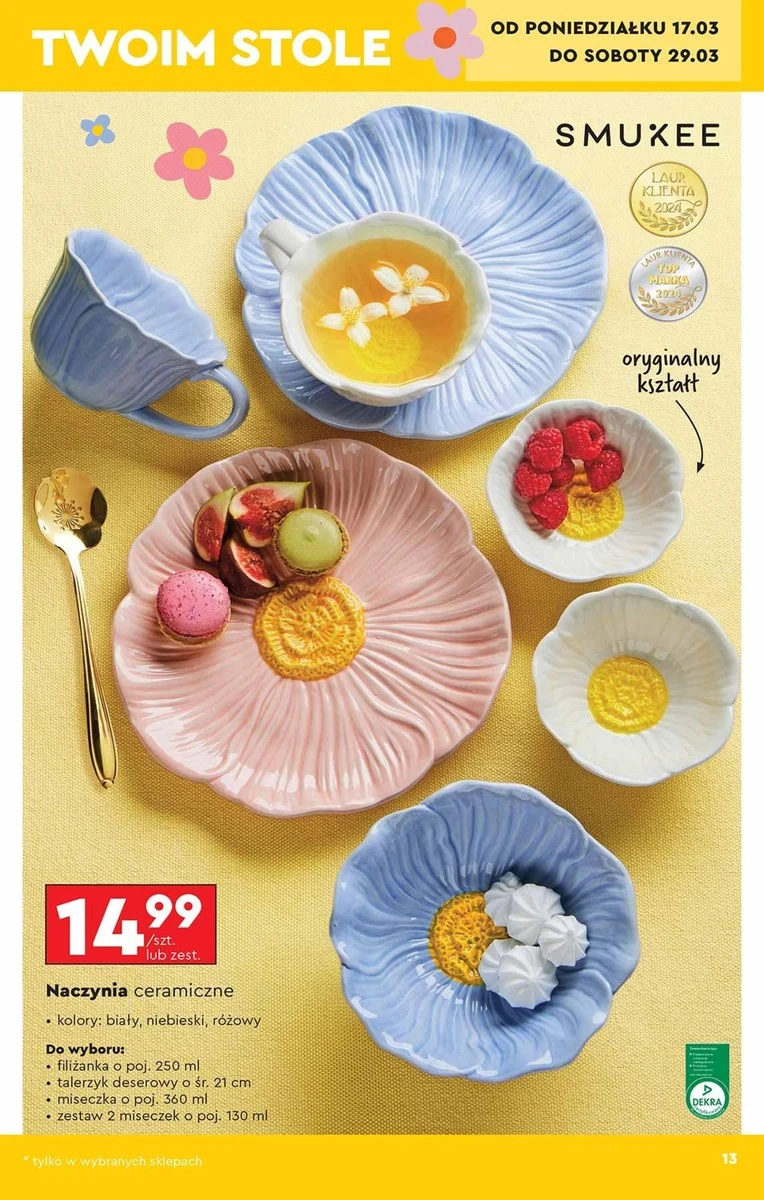 Przepiękne wiosenne naczynia w Biedronce 