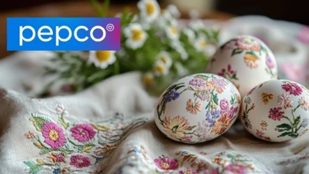 Przepiękny obrus na Wielkanoc w Pepco 