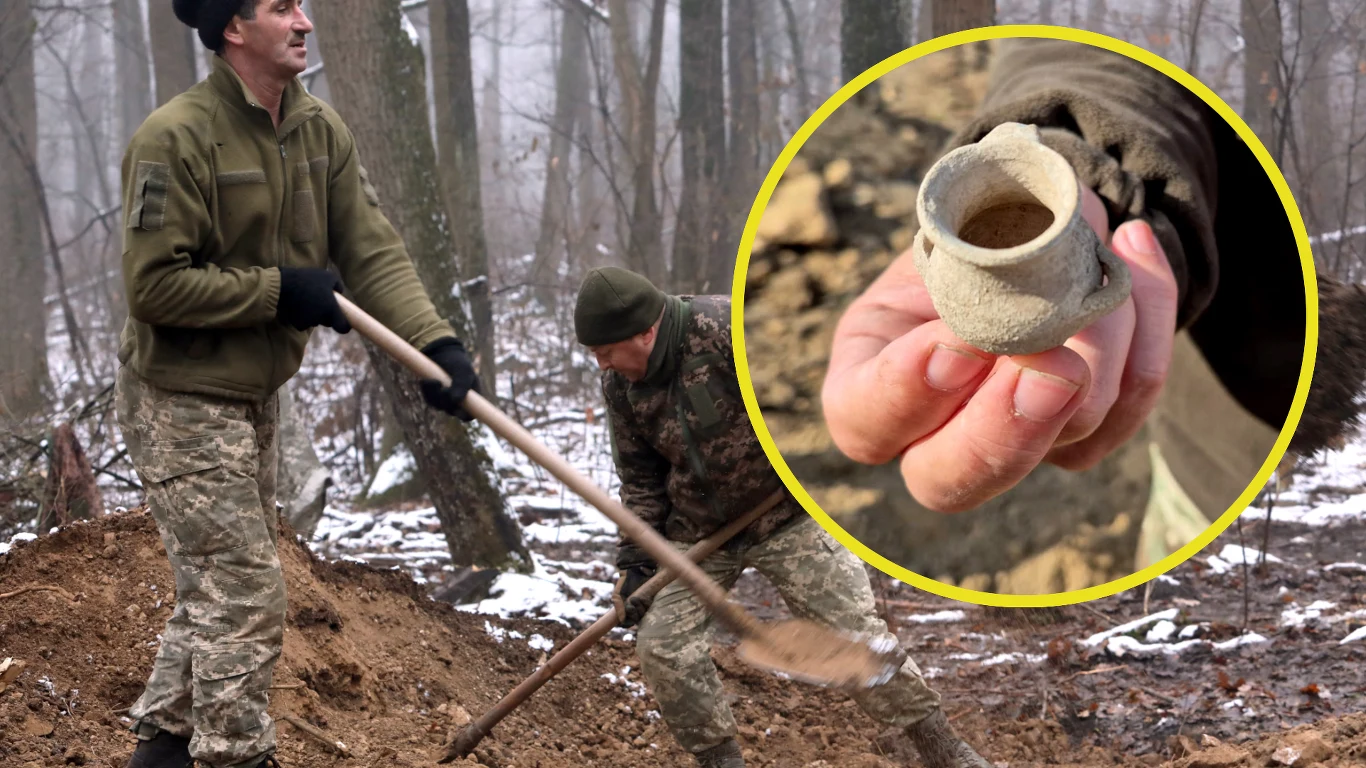 Ukraińscy odnaleźli archeologiczny skarb, budując okopy Ukraińscy odnaleźli archeologiczny skarb, budując okopy
