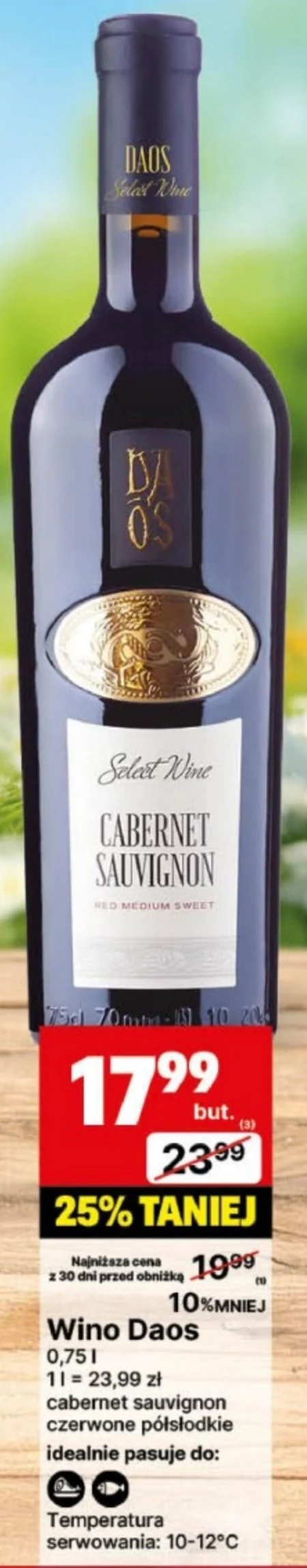 Wino czerwone Cabernet Sauvignon