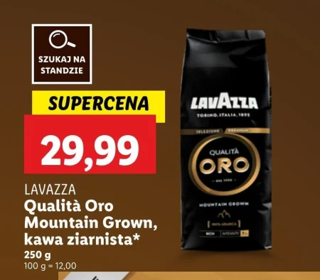 Lavazza Qualità Oro Mountain Grown Kawa ziarnista palona 250 g