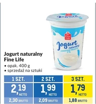 Jogurt naturalny Fine life