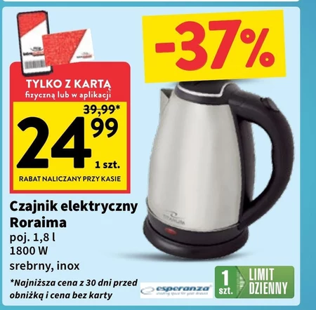 Czajnik elektryczny Esperanza