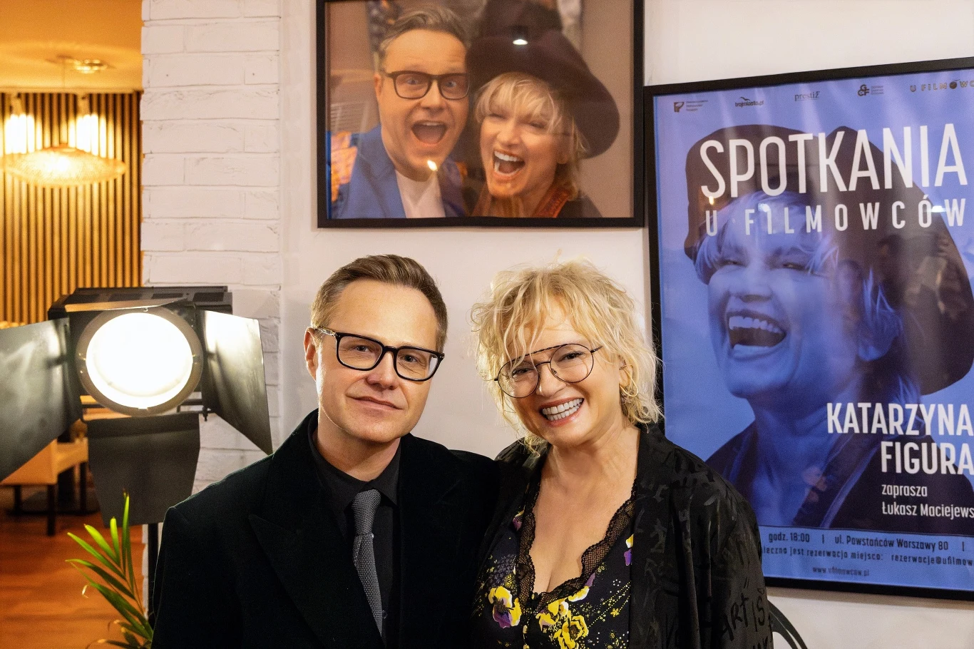 Katarzyna Figura i Łukasz Maciejewski w Domu Pracy Twórczej SFP "U Filmowców" w Sopocie Katarzyna Figura i Łukasz Maciejewski w Domu Pracy Twórczej SFP "U Filmowców" w Sopocie