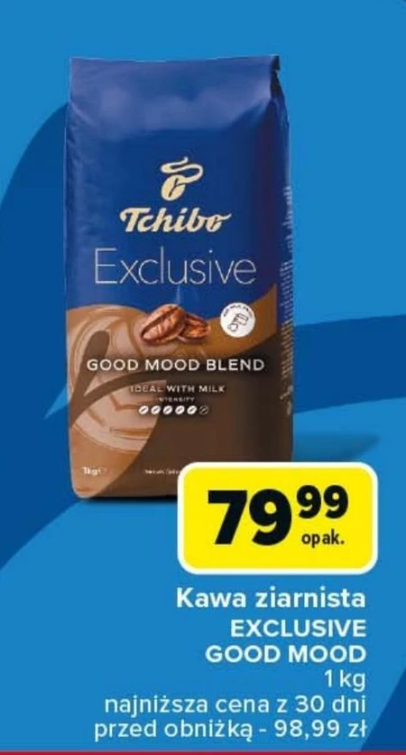 Tchibo Exclusive Medium Roast Kawa palona ziarnista 1000 g