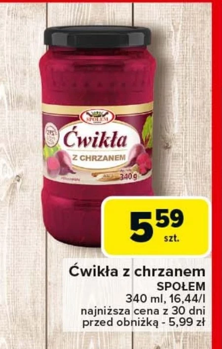 Ćwikła z chrzanem Społem